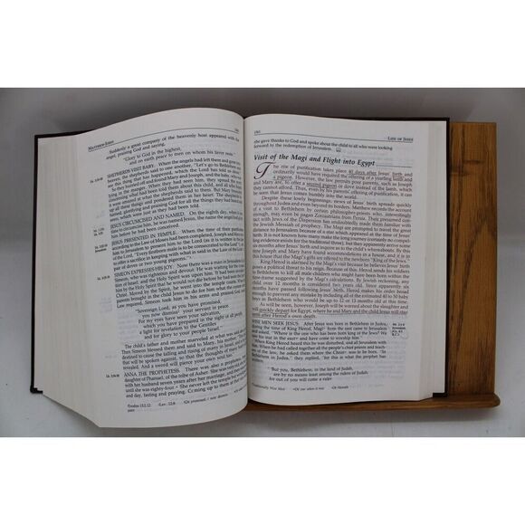 1984 The Narrated Bible In Chronological Order NIV HC Book F. LaGard Smith HardC - Picture 7 of 7